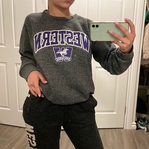western university crewneck